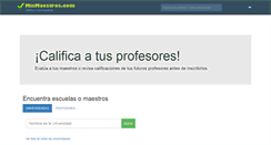 Desktop Screenshot of honduras.mismaestros.com
