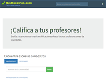 Tablet Screenshot of mismaestros.com